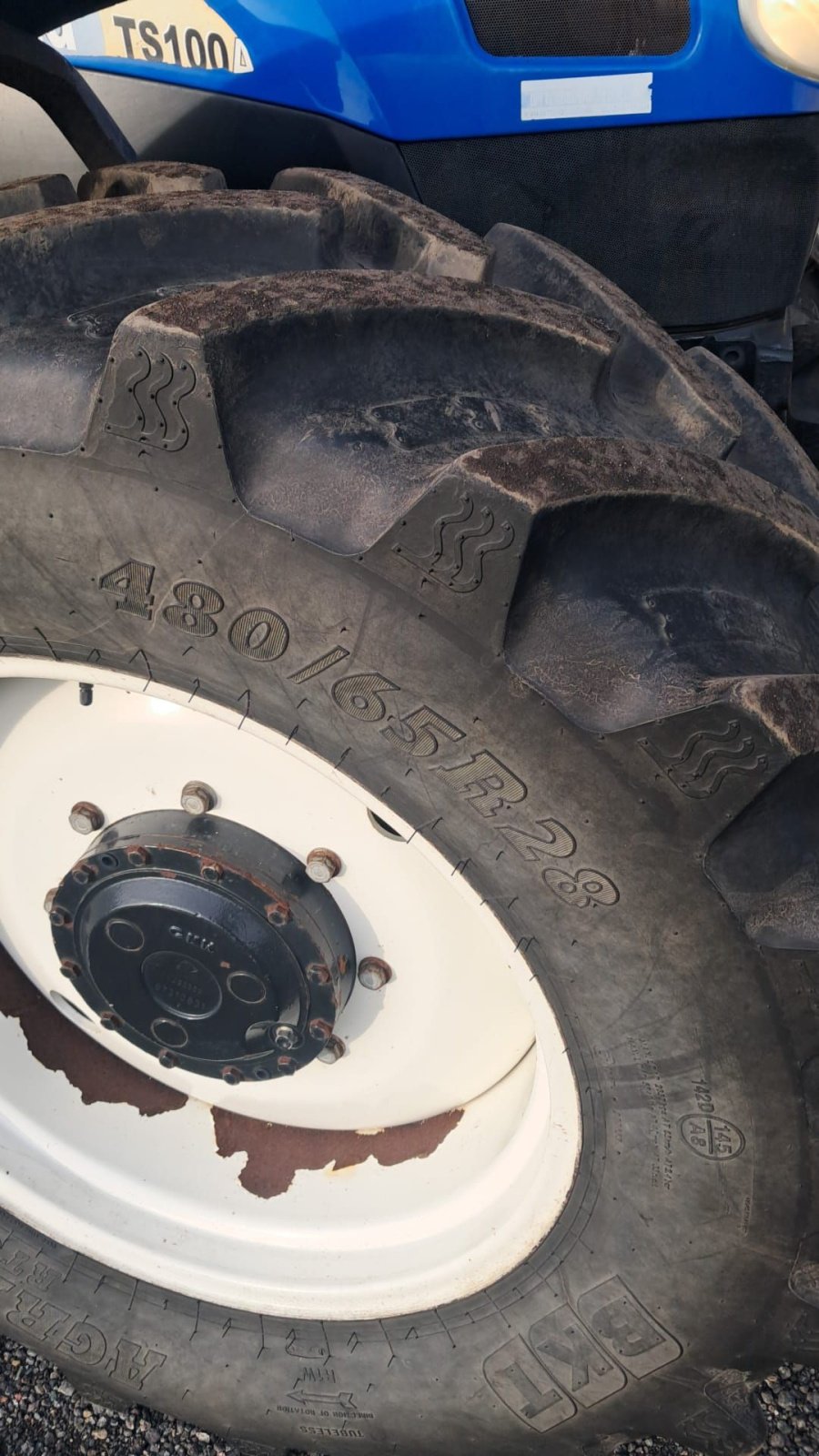 Traktor del tipo New Holland TS 100 A, Gebrauchtmaschine en Dalfsen (Imagen 3)