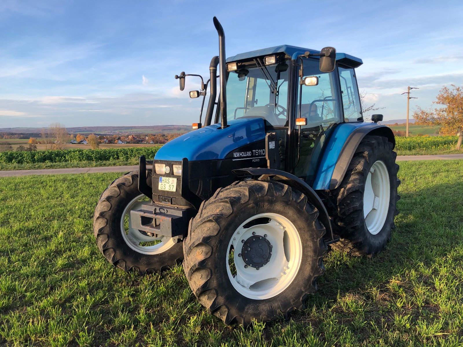 Traktor του τύπου New Holland TS 110, Gebrauchtmaschine σε Knetzgau (Φωτογραφία 1)