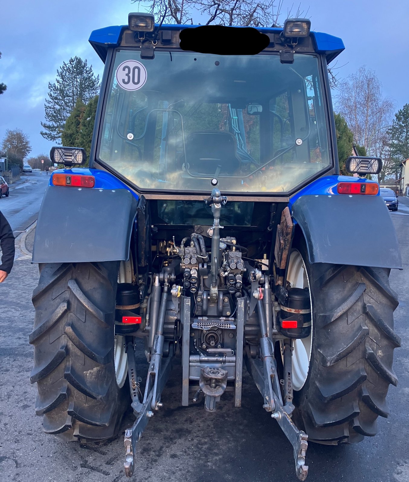 Traktor typu New Holland TS 110, Gebrauchtmaschine w Grossrinderfeld (Zdjęcie 3)