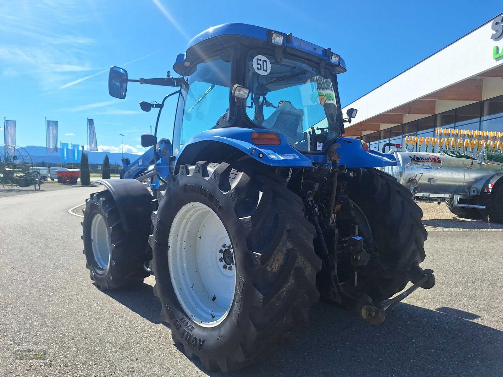 Traktor of the type New Holland TS110A, Gebrauchtmaschine in Gampern (Picture 9)