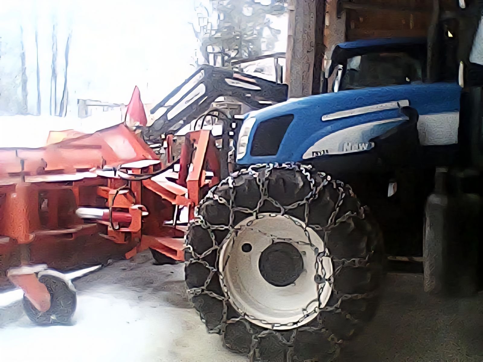 Traktor του τύπου New Holland TS135A Plus, Gebrauchtmaschine σε Burgkirchen (Φωτογραφία 4)