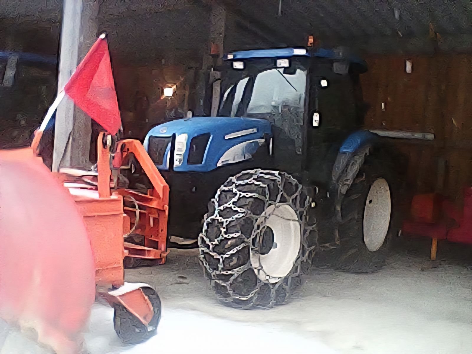 Traktor του τύπου New Holland TS135A Plus, Gebrauchtmaschine σε Burgkirchen (Φωτογραφία 5)
