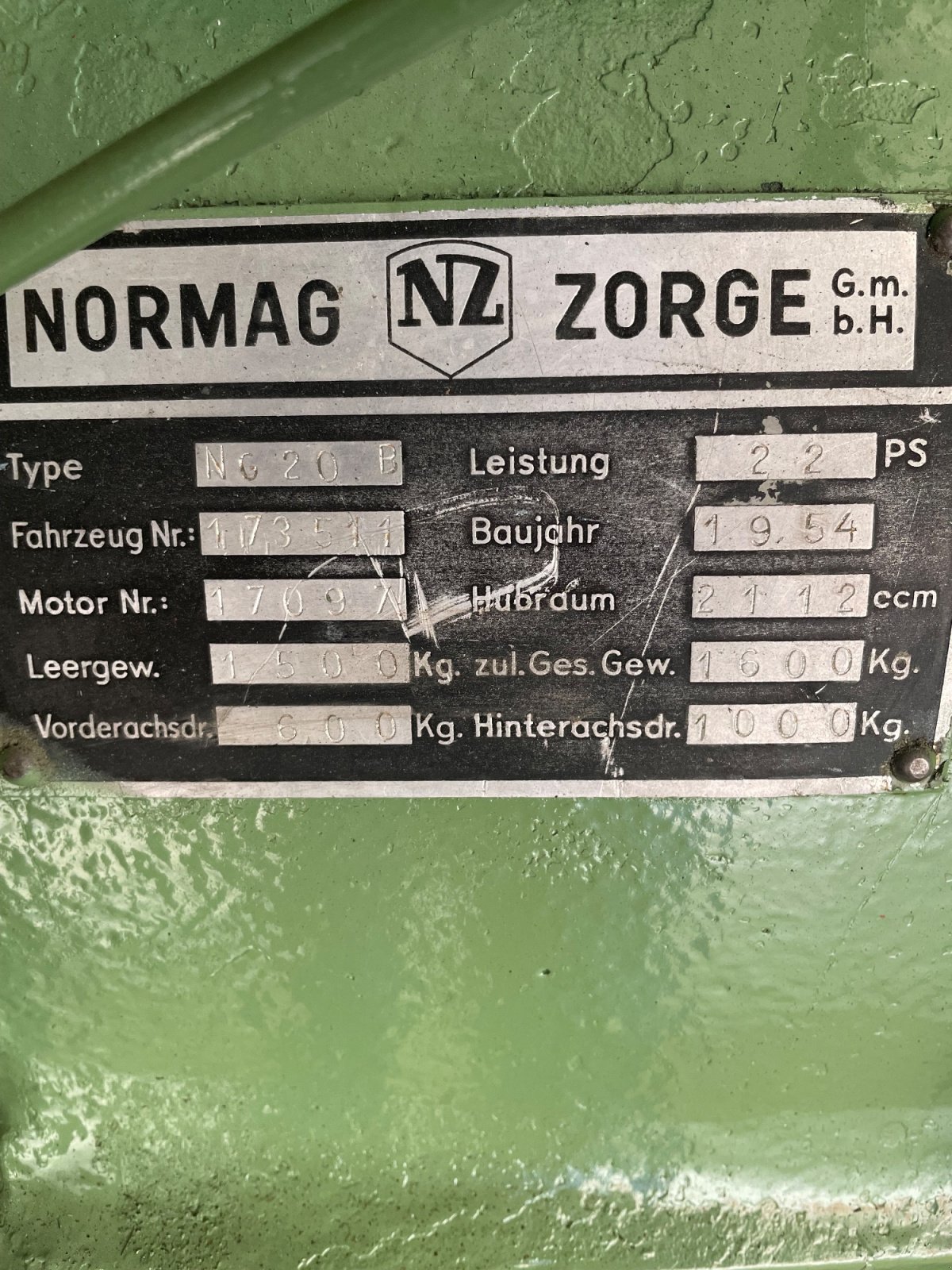 Traktor типа Normag NG 20 B, Gebrauchtmaschine в Landau (Фотография 3)