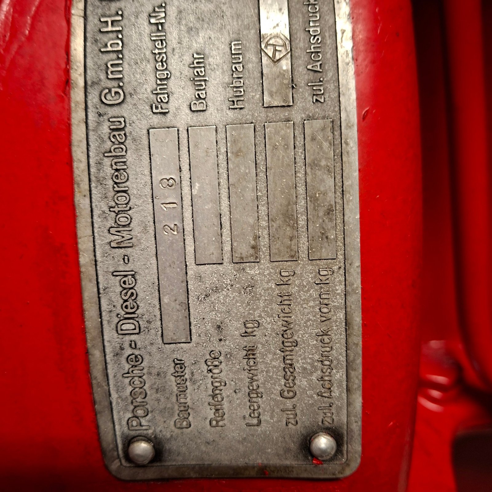 Traktor del tipo Porsche Standard 218, Gebrauchtmaschine In Wehr (Immagine 3)