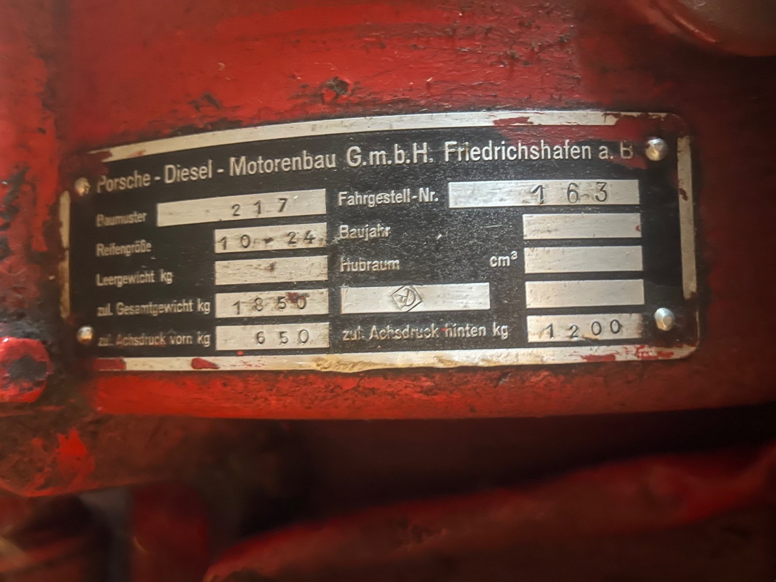 Traktor typu Porsche Standard T 217, Gebrauchtmaschine v Schwandorf (Obrázek 3)