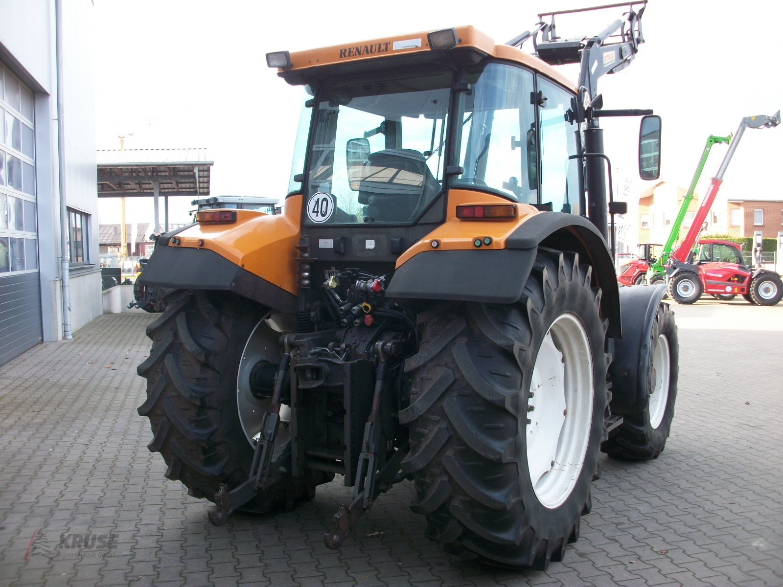 Traktor типа Renault Ares 550 RZ, Gebrauchtmaschine в Fürstenau (Фотография 10)