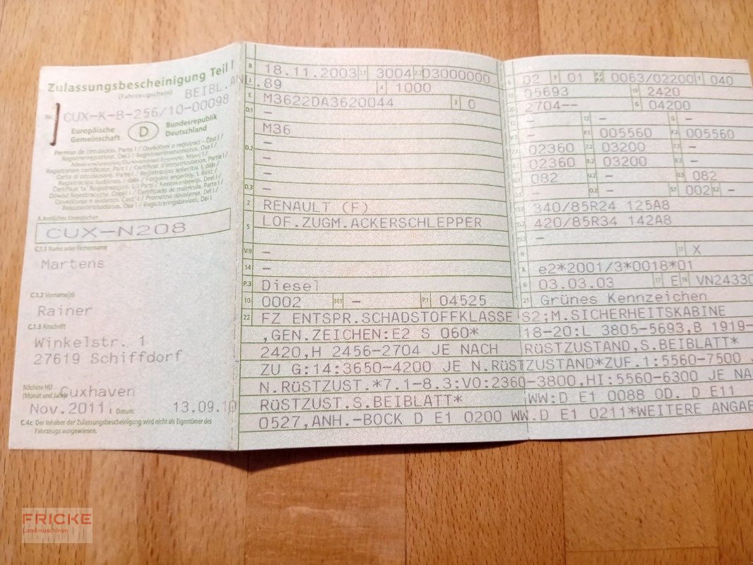 Traktor типа Renault Celtis 436 RX, Gebrauchtmaschine в Bockel - Gyhum (Фотография 2)