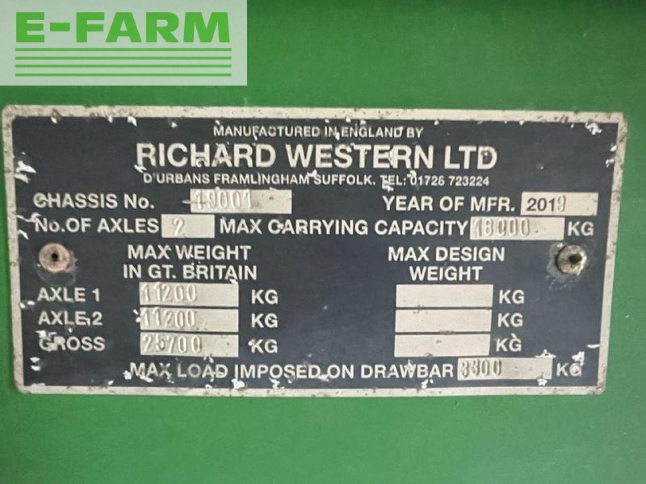 Traktor a típus Richard Western swt 18t, Gebrauchtmaschine ekkor: SHREWSBURRY (Kép 7)