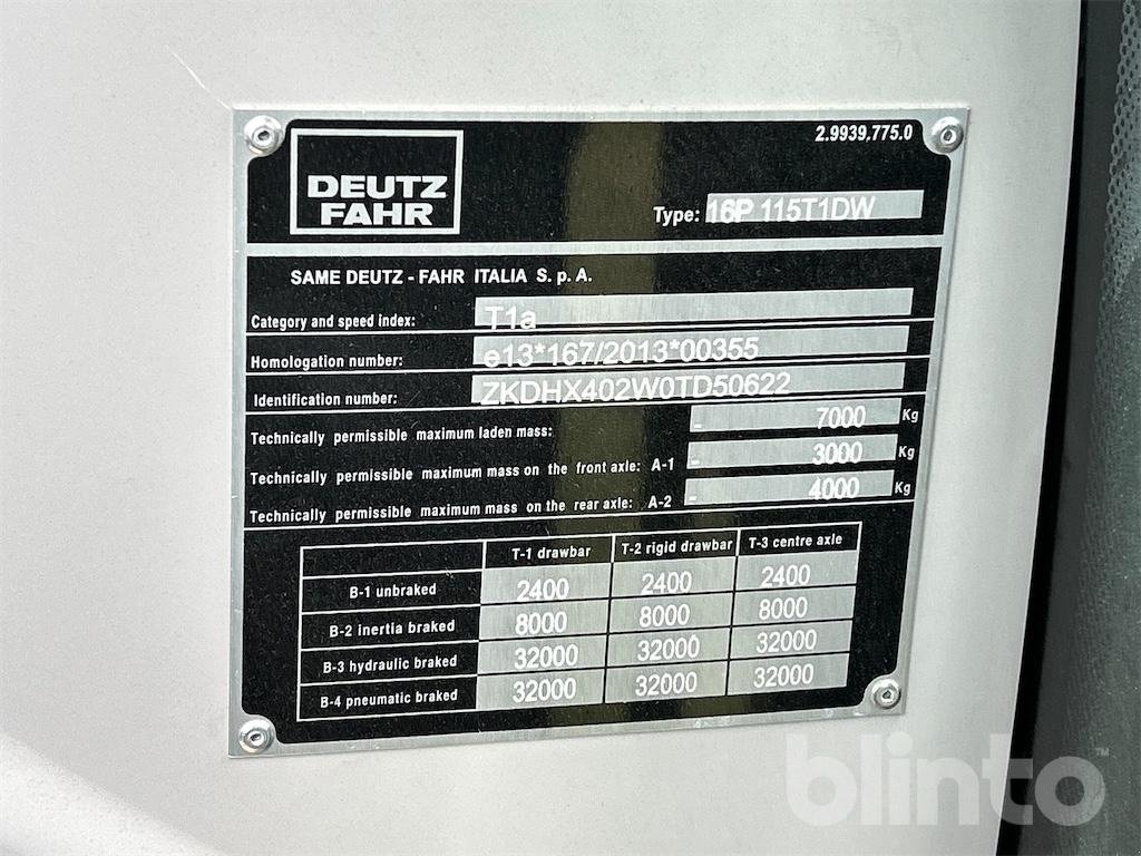 Traktor tipa Same Deutz-Fahr 5115, Gebrauchtmaschine u Düsseldorf (Slika 6)