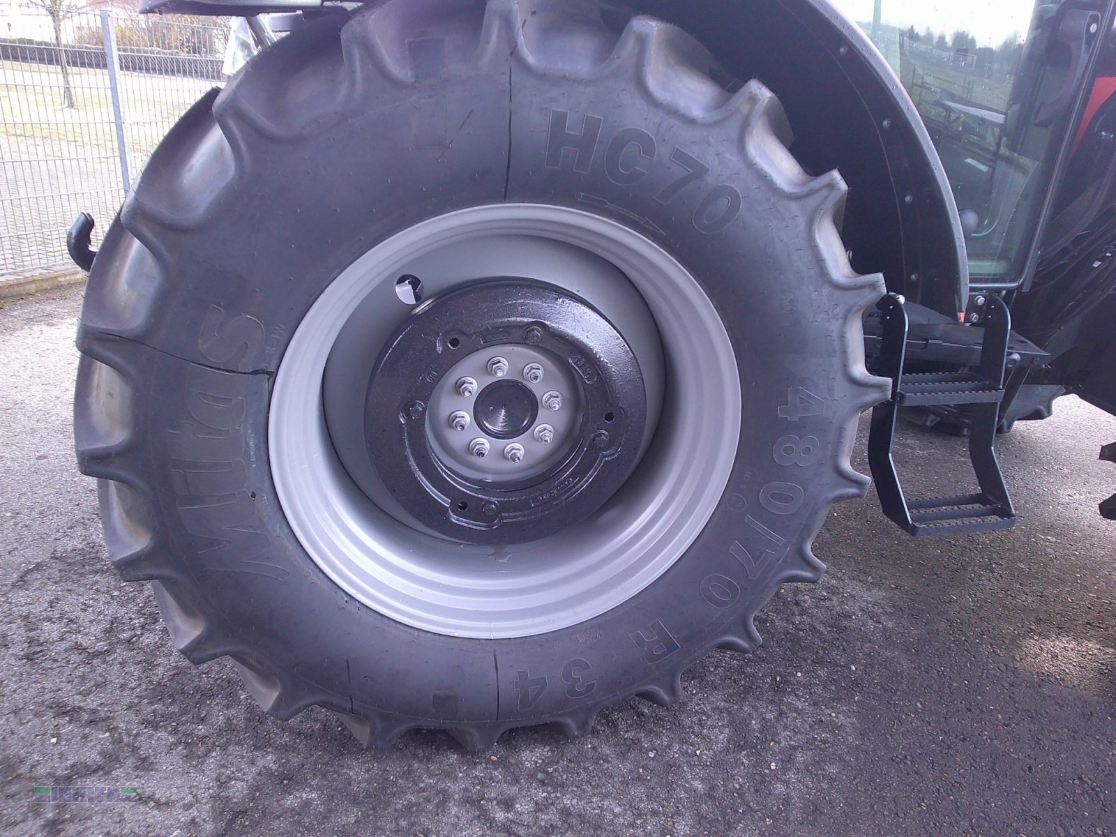 Traktor del tipo Same Deutz-Fahr Explorer 75 Natural GS, Komfortkabine mit Beifahrersitz, 40 km/h, mit Stoll.Industrielader 38-20 P, Einhebelsteuergerät, Anbauteile montiert, Neumaschine In Buchdorf (Immagine 26)