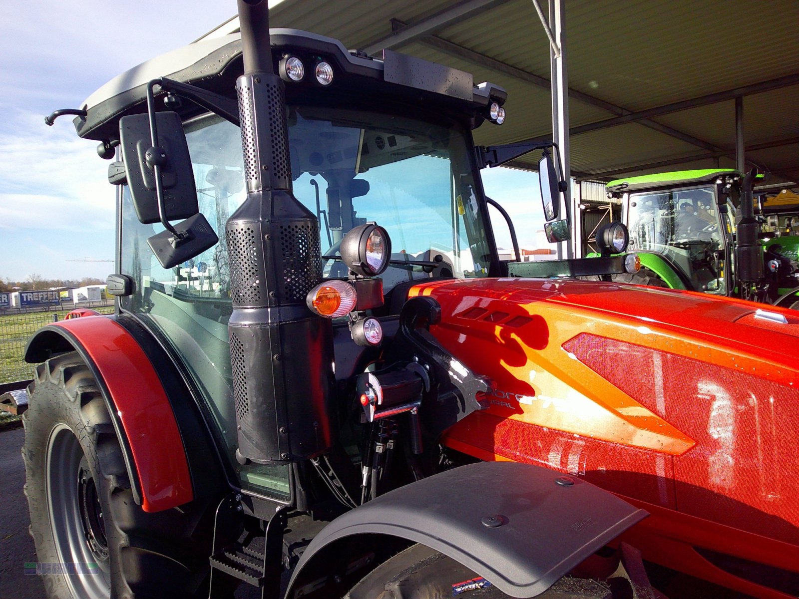 Traktor del tipo Same Deutz-Fahr Explorer 75 Natural GS/ Powershuttle, nasse Kupplung, Komfortmodell, (Deutz 5075 GS), Neumaschine In Buchdorf (Immagine 30)