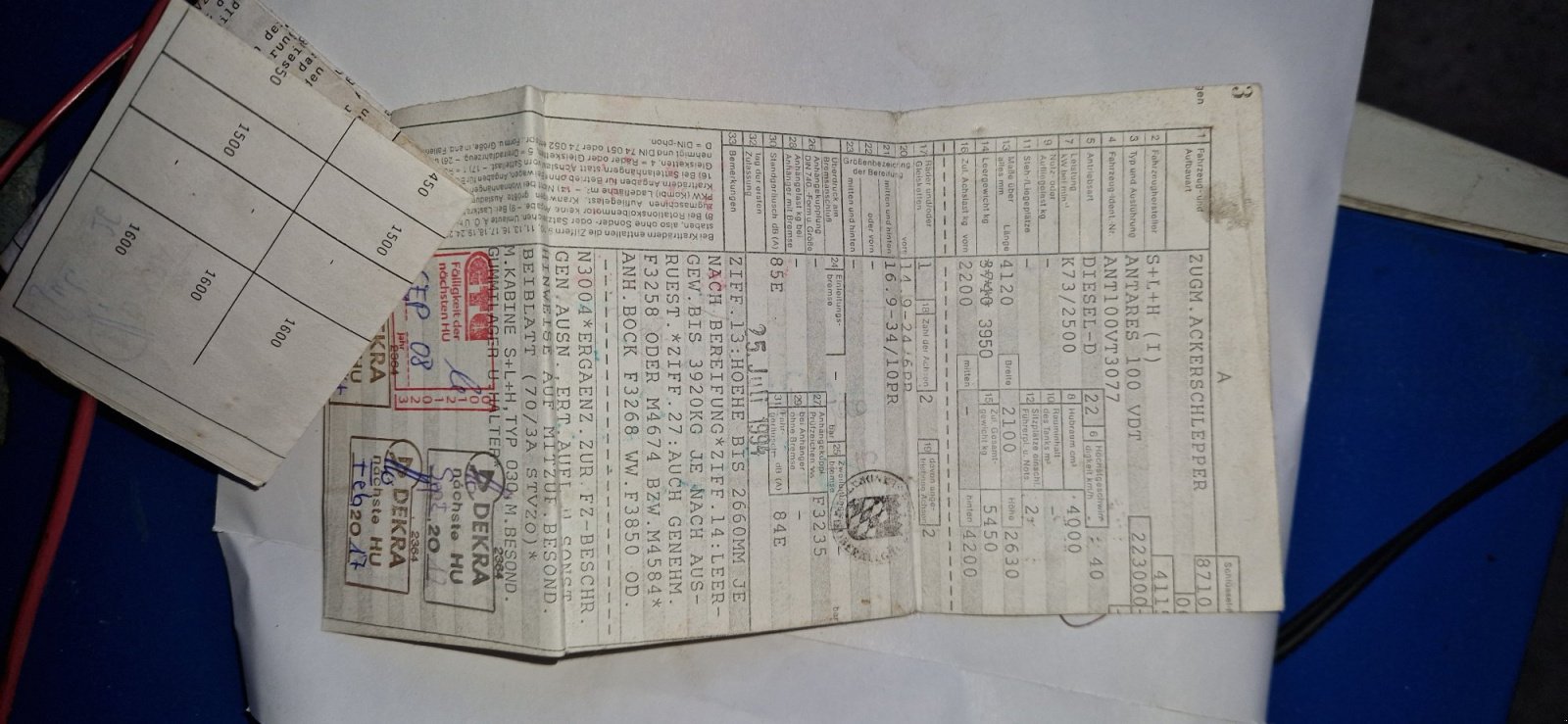 Traktor a típus Same Antares 100 VDT 5100h Bj1994 FH FZW, Gebrauchtmaschine ekkor: Palling (Kép 3)