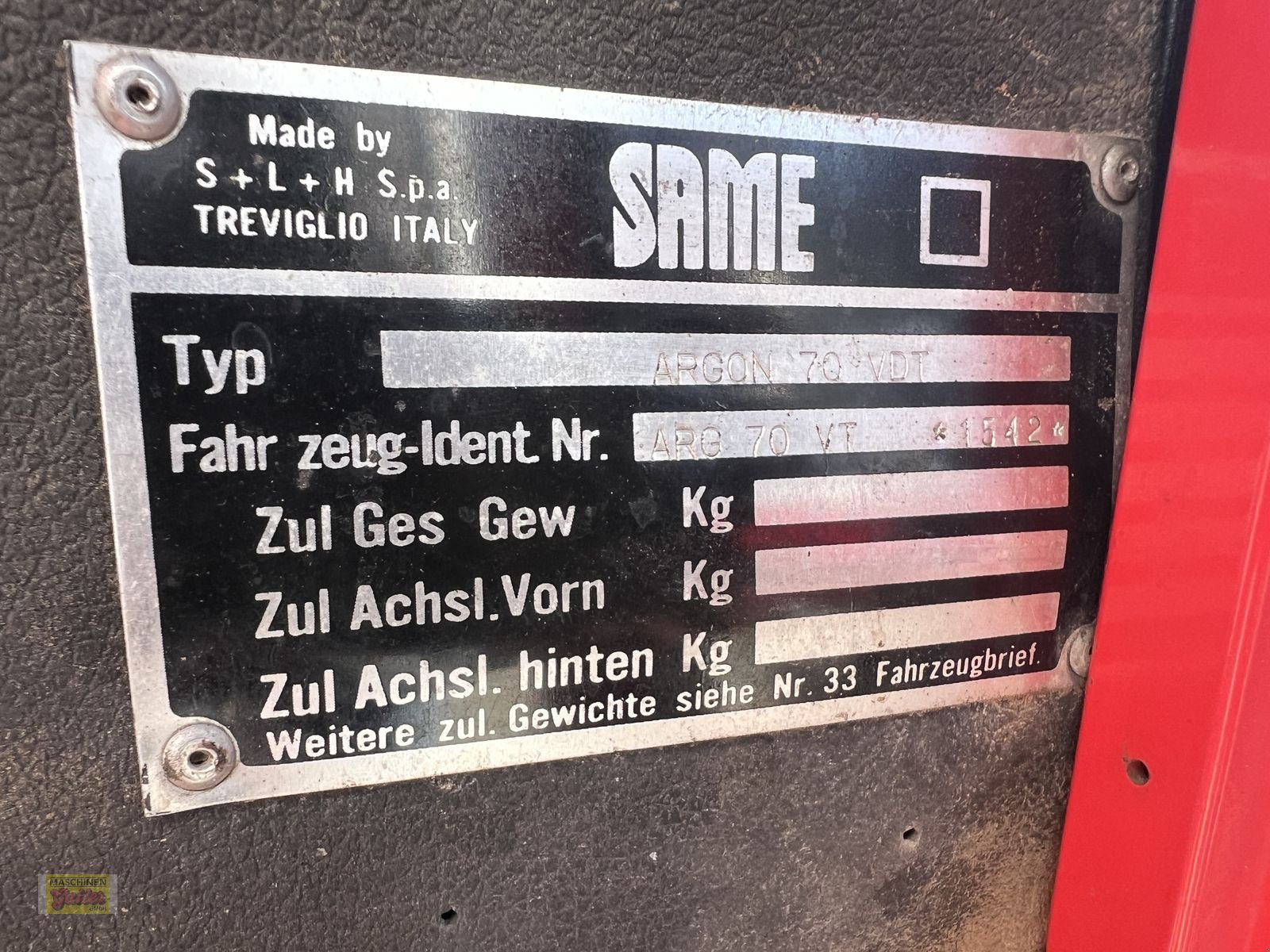 Traktor a típus Same Argon 70 DT 16/8, Gebrauchtmaschine ekkor: Kötschach (Kép 16)