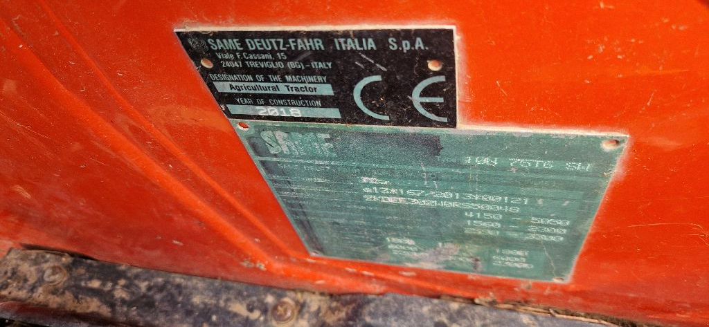 Traktor des Typs Same Argon 80, Gebrauchtmaschine in ST MARTIN EN HAUT (Bild 10)