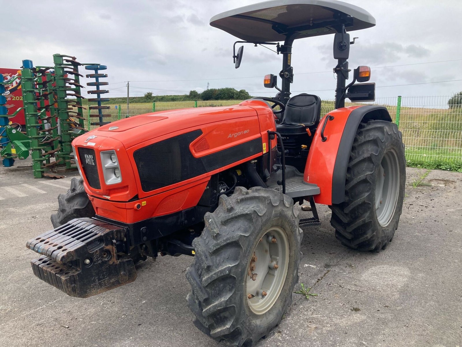 Traktor Türe ait Same ARGON 80, Gebrauchtmaschine içinde BLENDECQUES (resim 9)