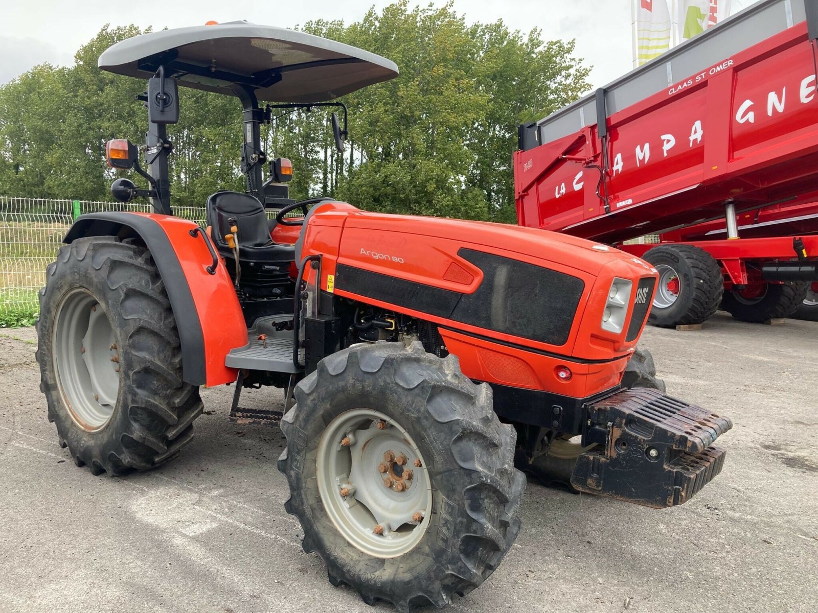 Traktor Türe ait Same ARGON 80, Gebrauchtmaschine içinde BLENDECQUES (resim 2)