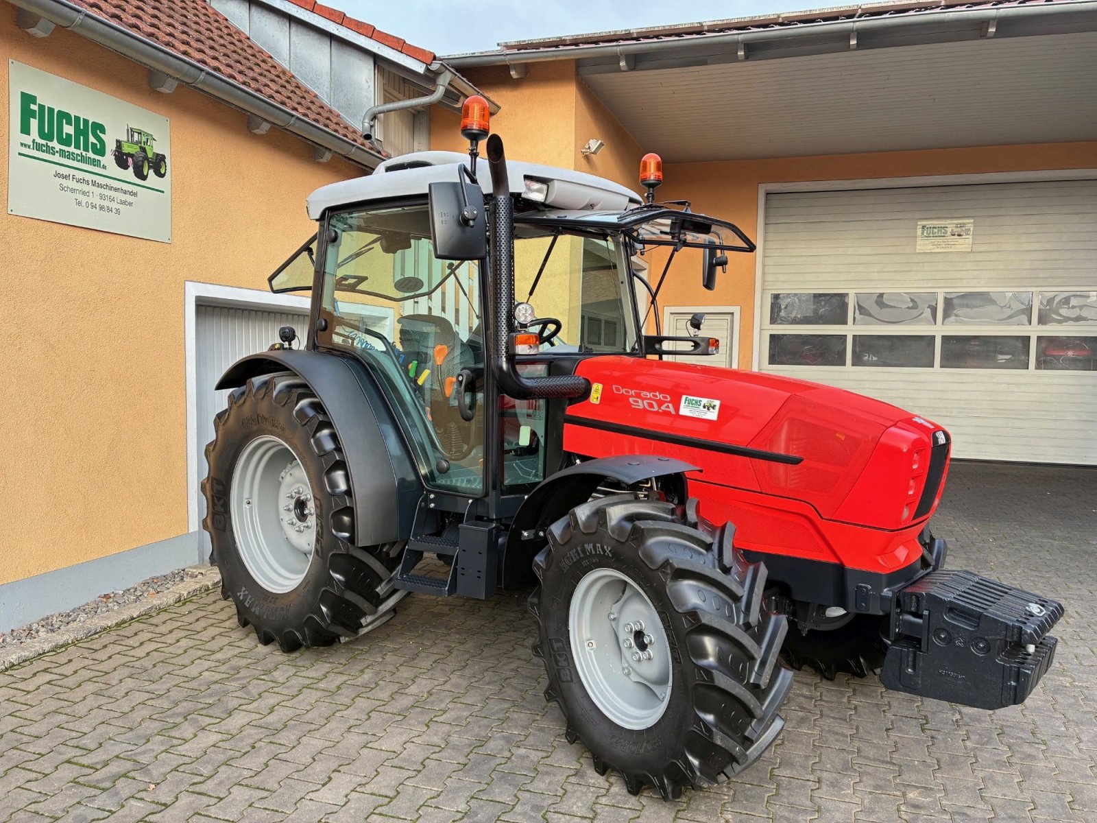Traktor tipa Same Dorado 90.4 mit DL, Klimaanlage, Frontgewichte; Schlepper wie Neu!, Gebrauchtmaschine u Laaber (Slika 1)