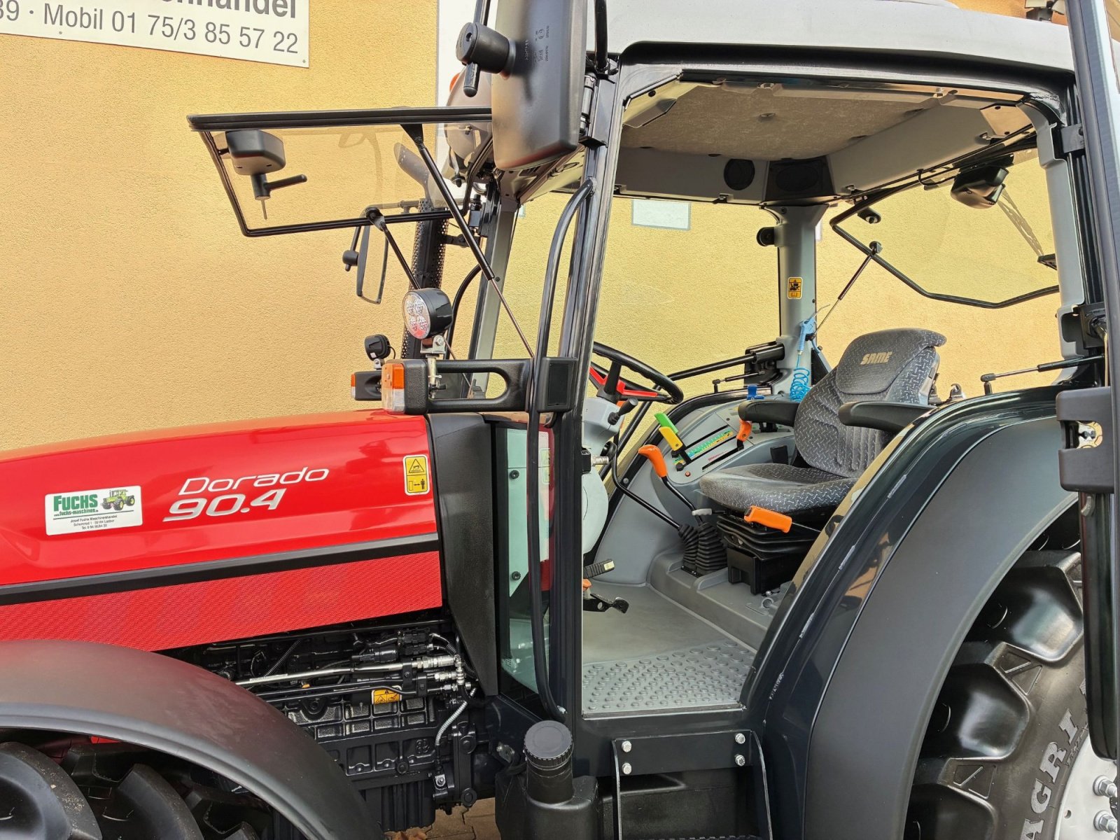 Traktor tipa Same Dorado 90.4 mit DL, Klimaanlage, Frontgewichte; Schlepper wie Neu!, Gebrauchtmaschine u Laaber (Slika 4)