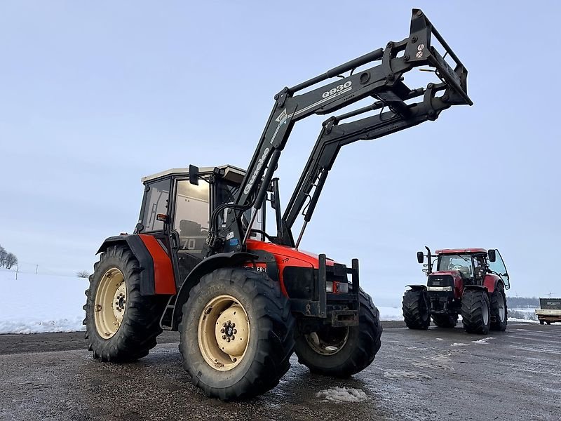 Traktor типа Same Explorer 70 II VDT mit Frontlader, Gebrauchtmaschine в Steinau 