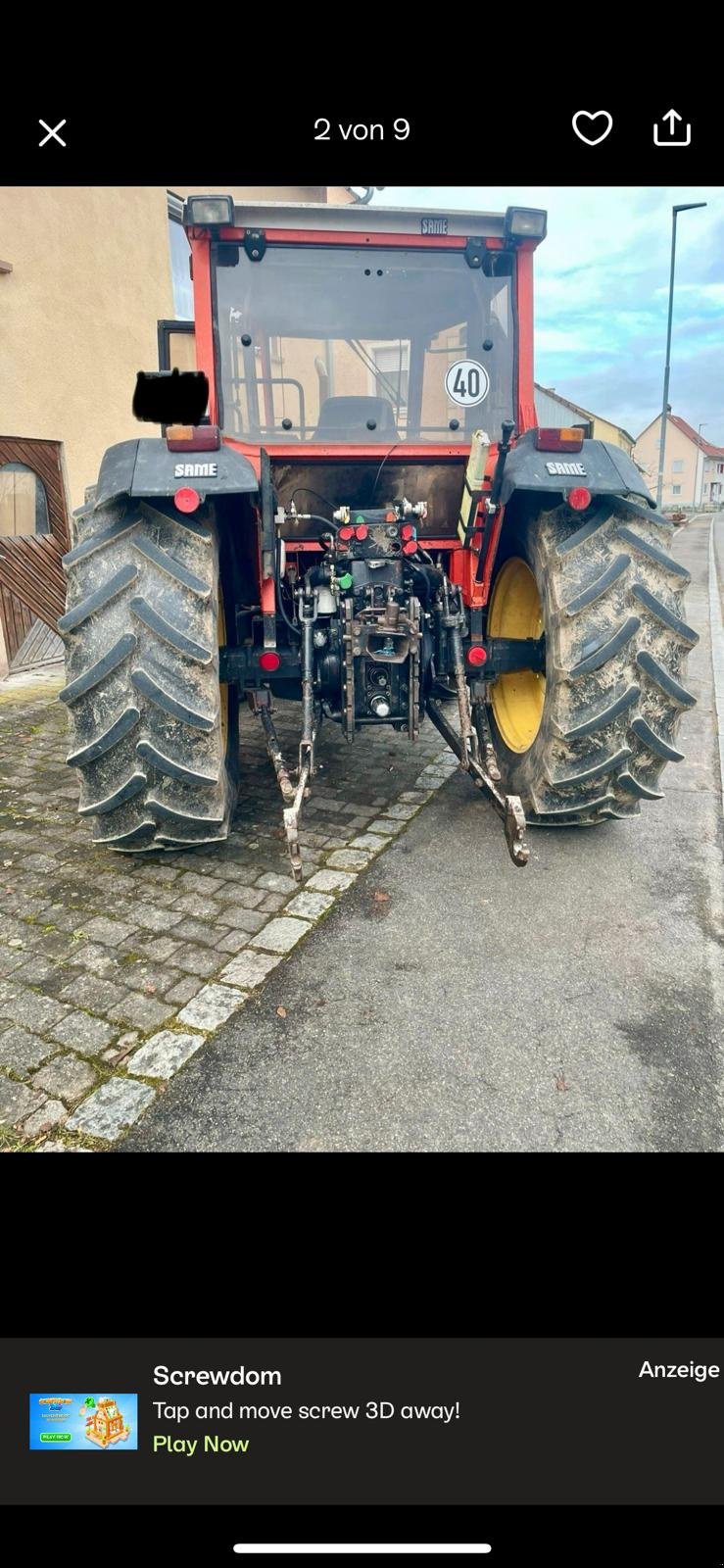 Traktor van het type Same Explorer 90, Gebrauchtmaschine in Donaueschingen (Foto 2)