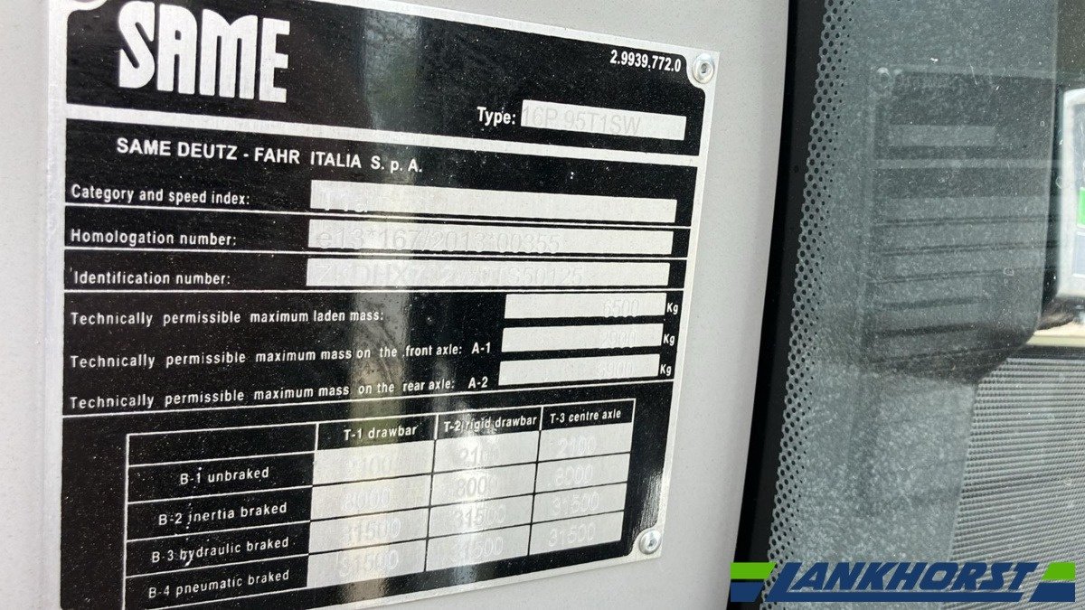 Traktor типа Same EXPLORER 95 GS, Gebrauchtmaschine в Südlohn (Фотография 14)