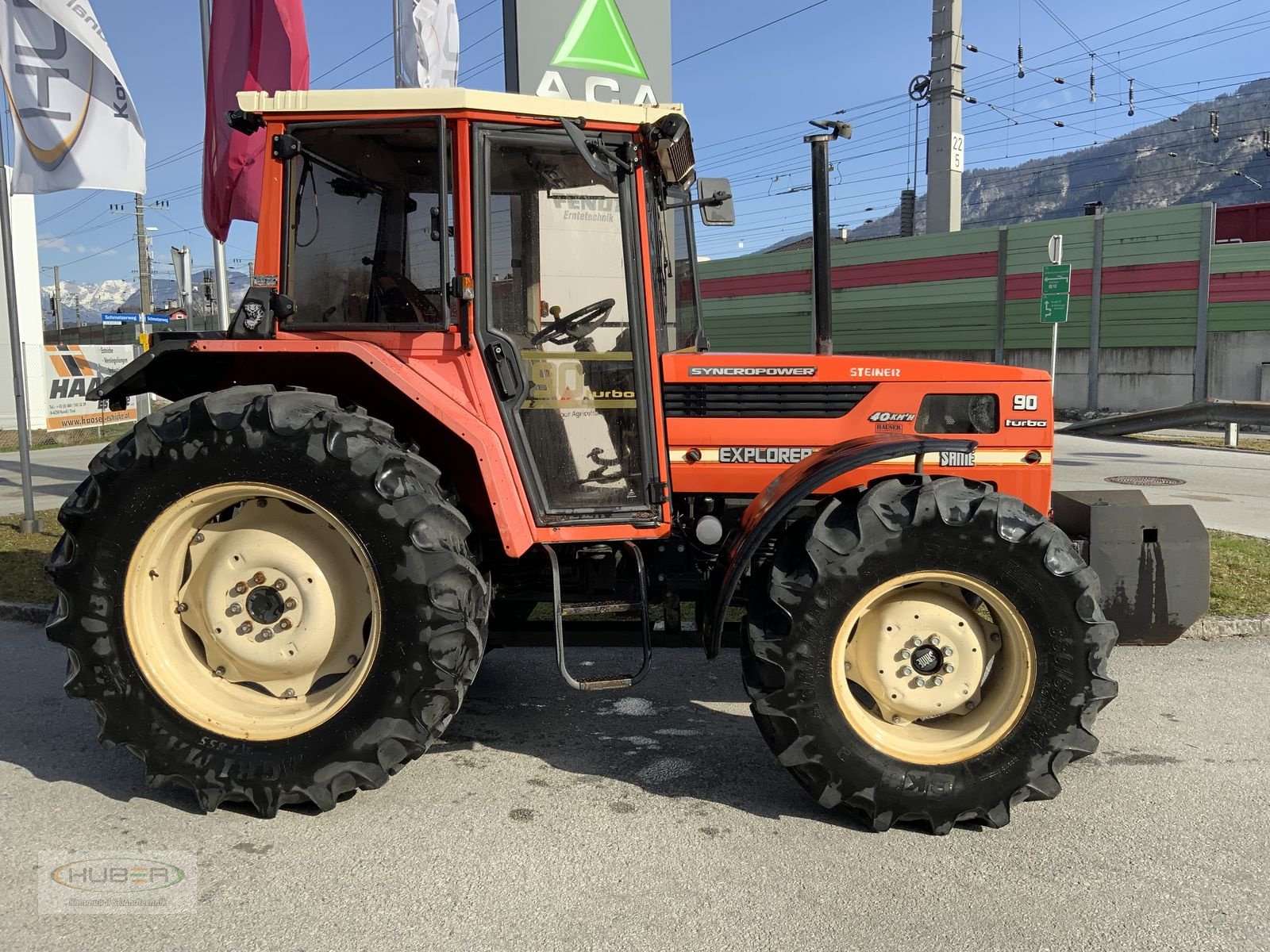 Traktor des Typs Same Explorer II 90 DT Originalkab., Gebrauchtmaschine in Kundl/Tirol (Bild 2)