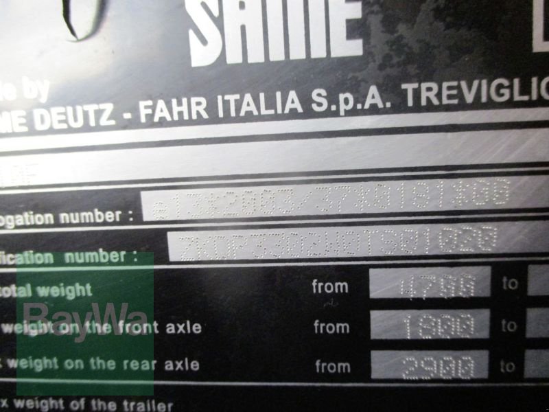 Traktor a típus Same FRUTTETO 3  80   #890, Gebrauchtmaschine ekkor: Schönau b.Tuntenhausen (Kép 9)