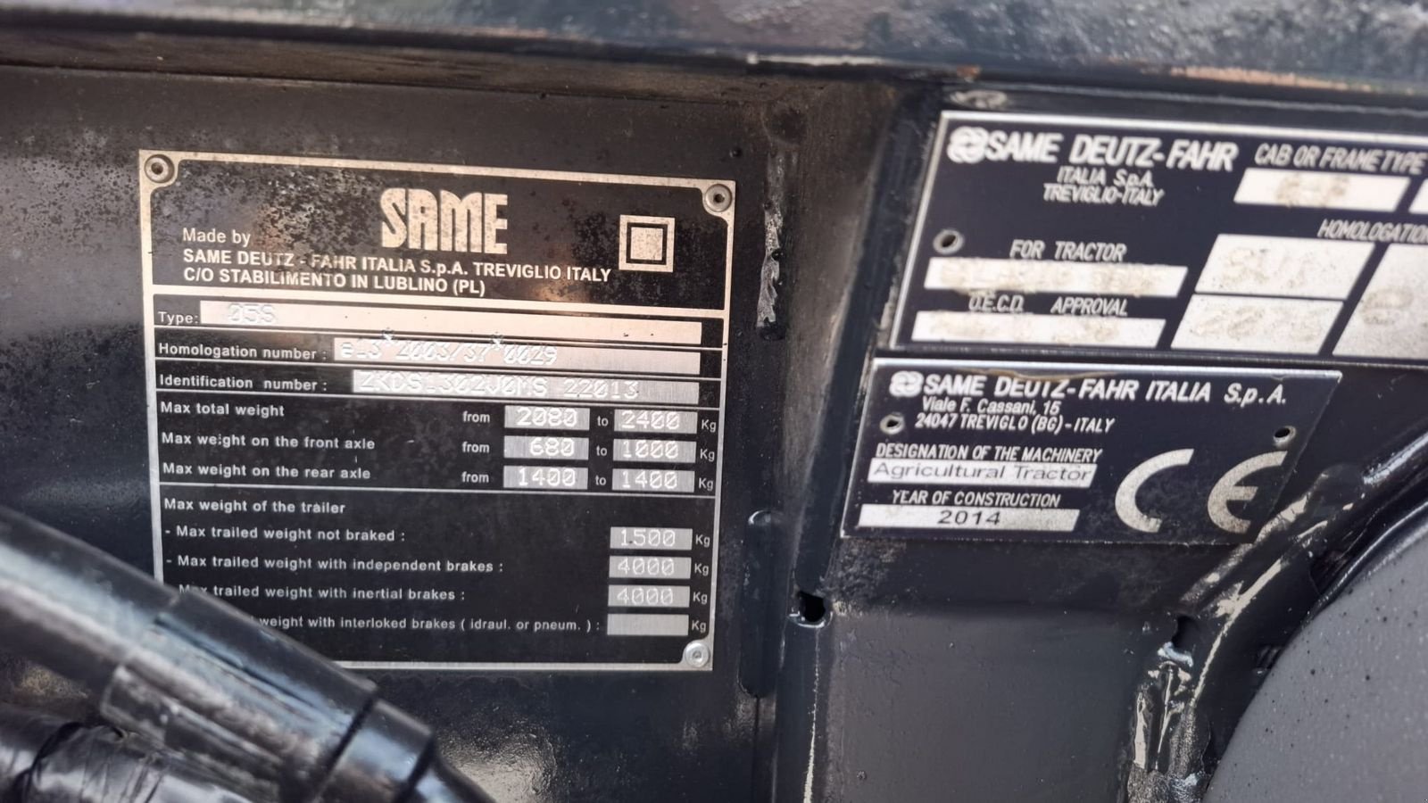 Traktor a típus Same Solaris 55 DT, Gebrauchtmaschine ekkor: Hopfgarten (Kép 3)