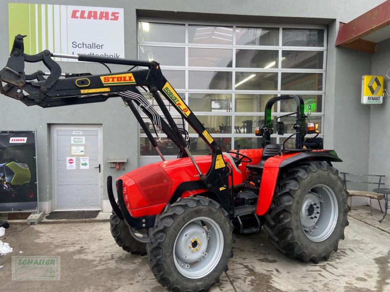 Traktor des Typs Same Tiger 70 mit Frontlader, Freisicht-Traktor ohne Kabine, Gebrauchtmaschine in Geiselhöring