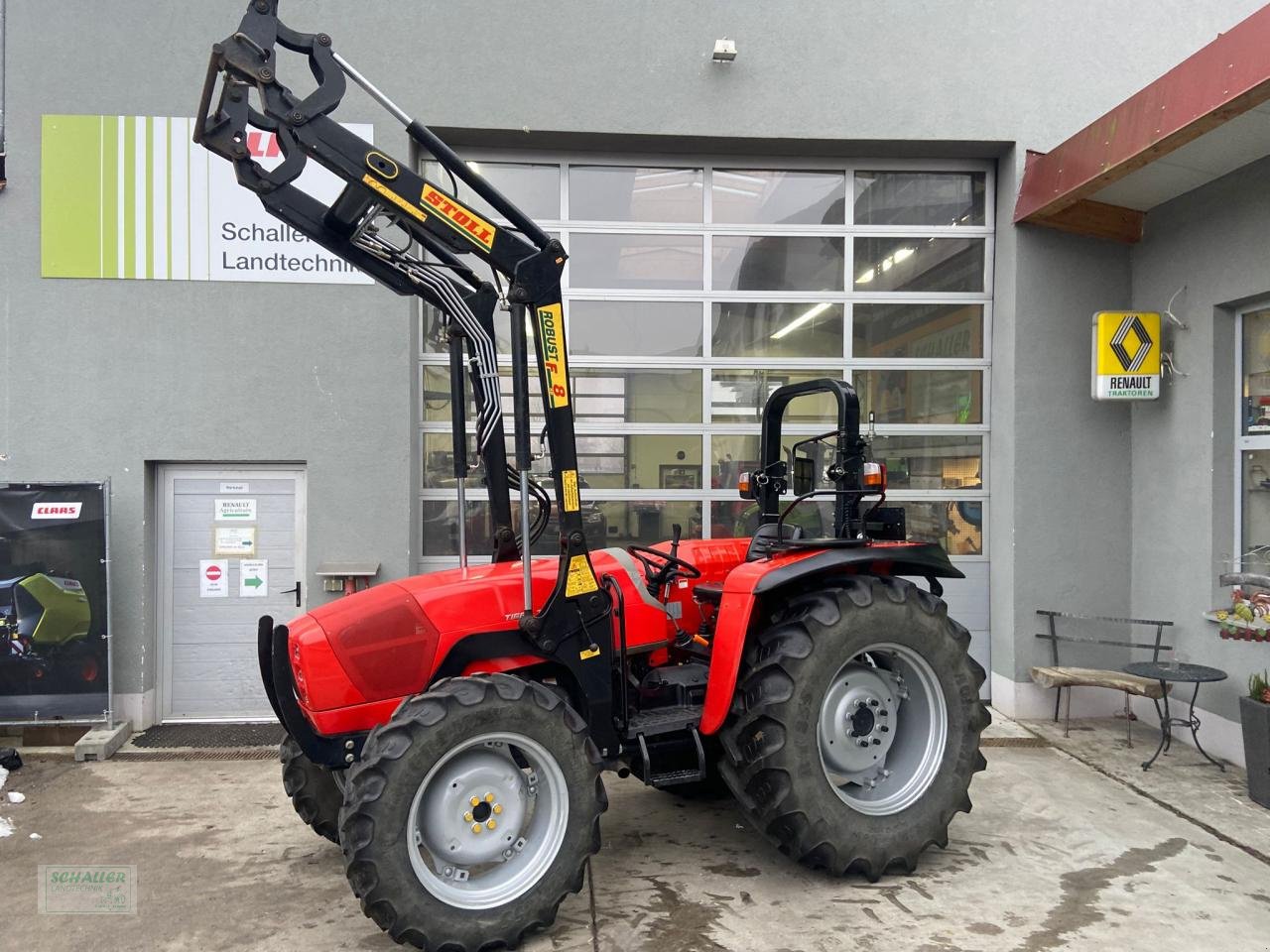 Traktor des Typs Same Tiger 70 mit Frontlader, Freisicht-Traktor ohne Kabine, Gebrauchtmaschine in Geiselhöring (Bild 3)