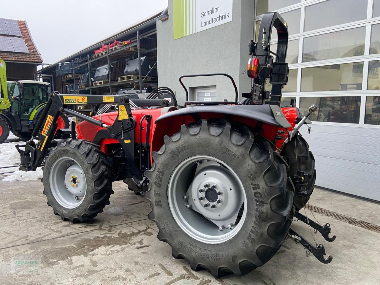Traktor des Typs Same Tiger 70 mit Frontlader, Freisicht-Traktor ohne Kabine, Gebrauchtmaschine in Geiselhöring (Bild 4)