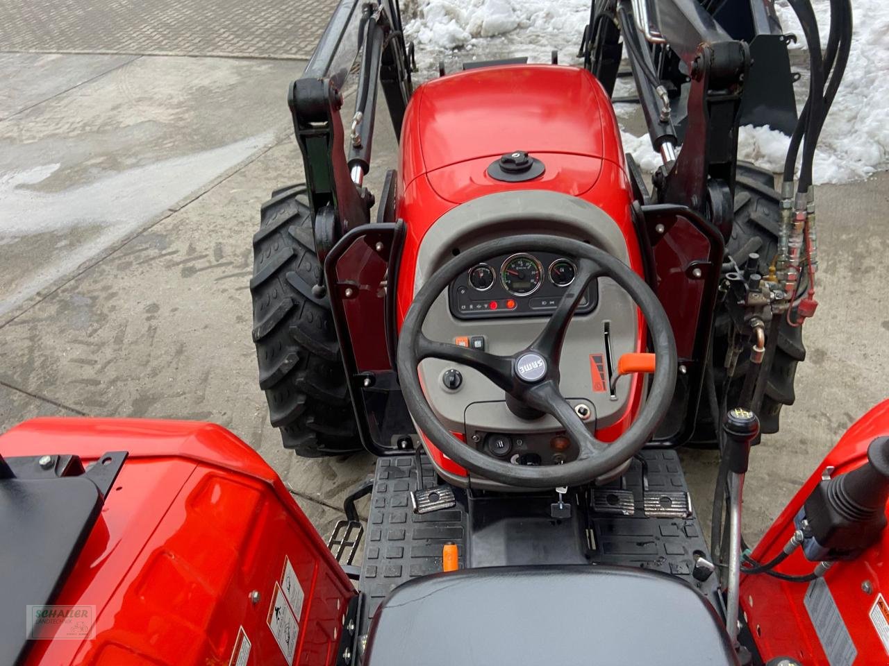 Traktor des Typs Same Tiger 70 mit Frontlader, Freisicht-Traktor ohne Kabine, Gebrauchtmaschine in Geiselhöring (Bild 7)