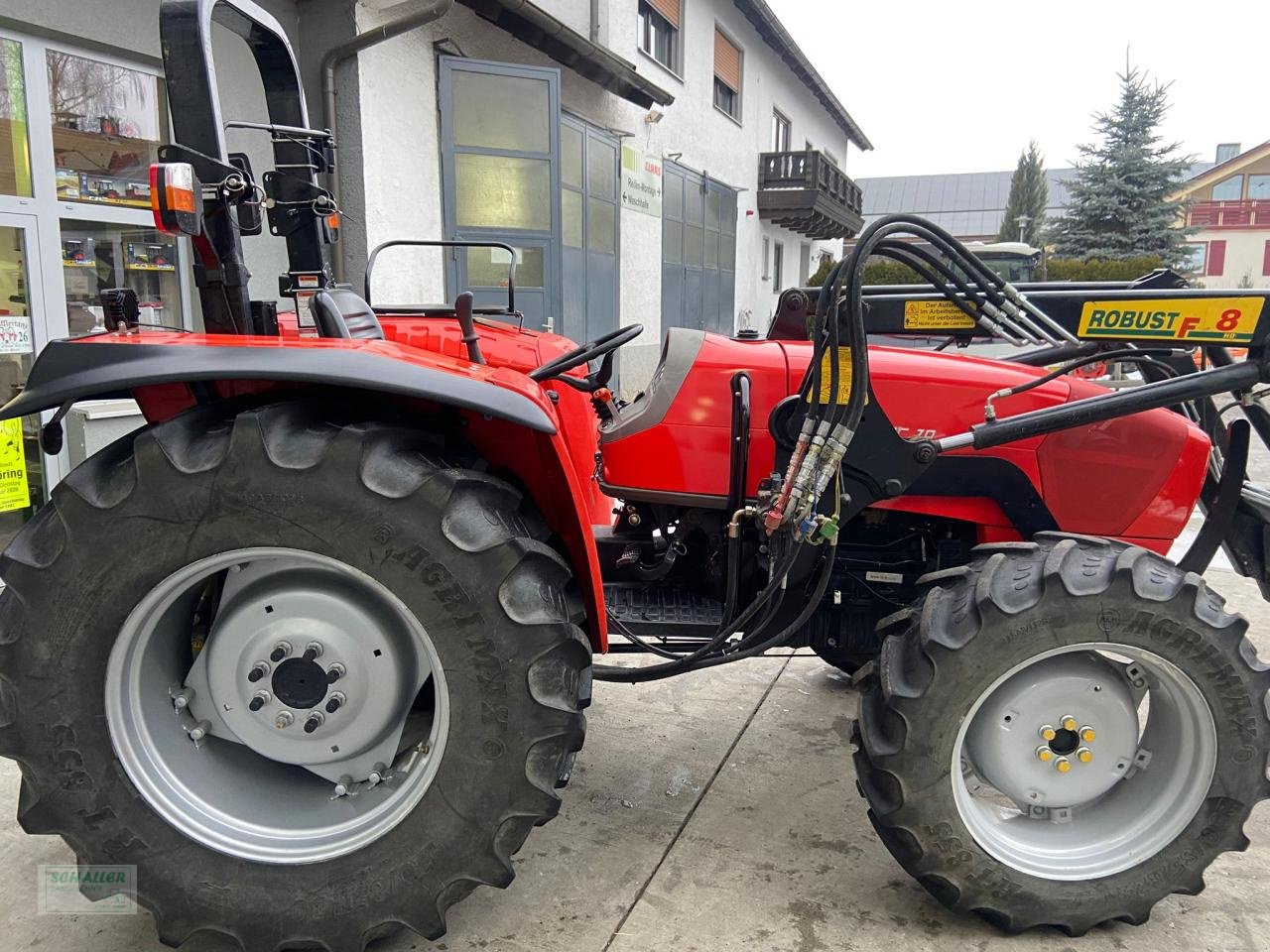 Traktor des Typs Same Tiger 70 mit Frontlader, Freisicht-Traktor ohne Kabine, Gebrauchtmaschine in Geiselhöring (Bild 11)