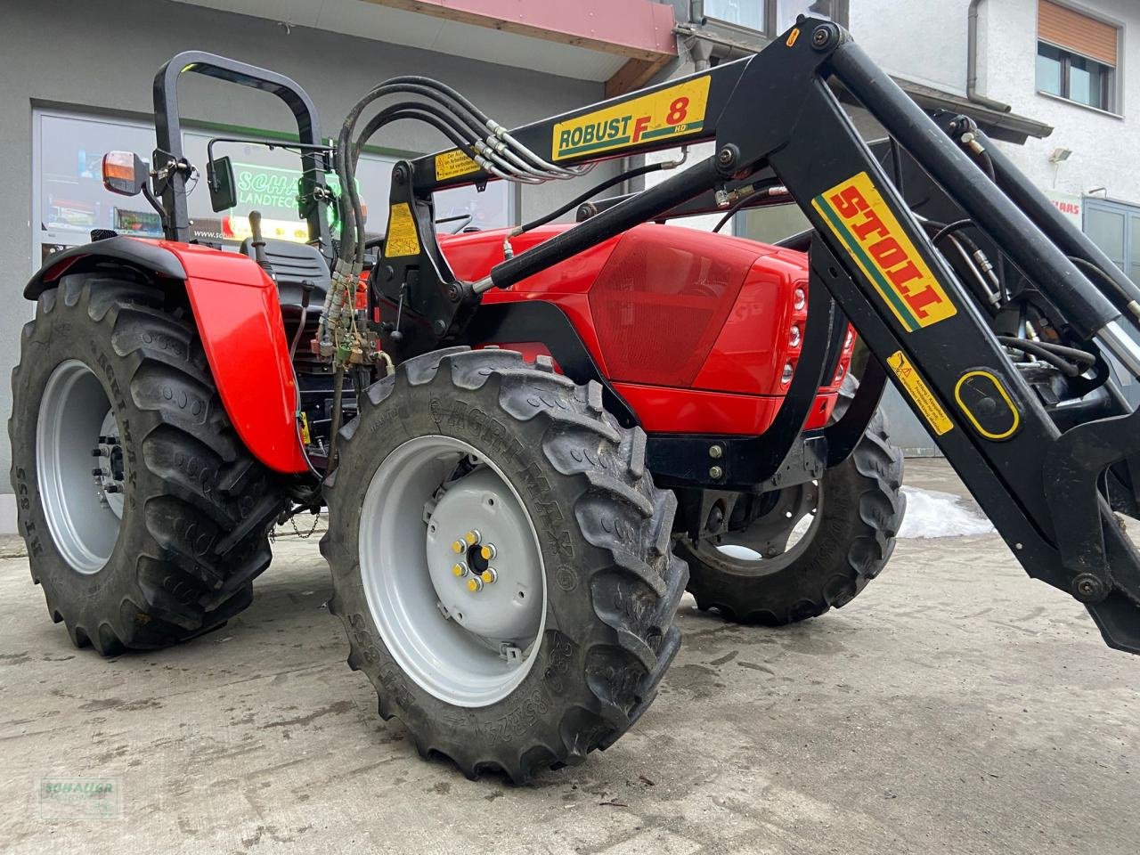 Traktor des Typs Same Tiger 70 mit Frontlader, Freisicht-Traktor ohne Kabine, Gebrauchtmaschine in Geiselhöring (Bild 12)