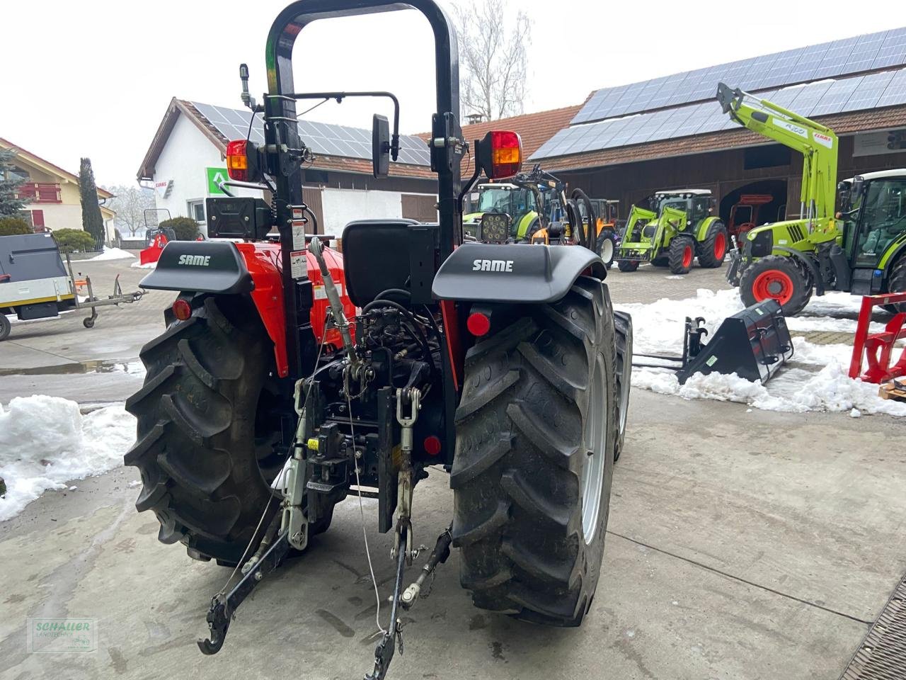 Traktor des Typs Same Tiger 70 mit Frontlader, Freisicht-Traktor ohne Kabine, Gebrauchtmaschine in Geiselhöring (Bild 13)