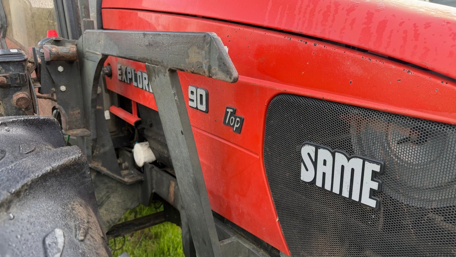 Traktor Türe ait Same Tracteur agricole EXPLORER 90 Same, Gebrauchtmaschine içinde LA SOUTERRAINE (resim 2)