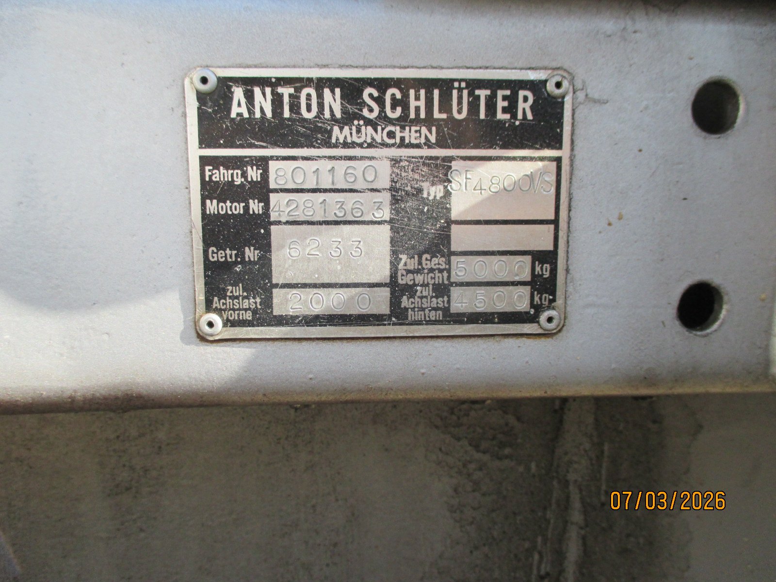 Traktor типа Schlüter Compact 850 V, Gebrauchtmaschine в Eisenhüttenstadt (Фотография 3)