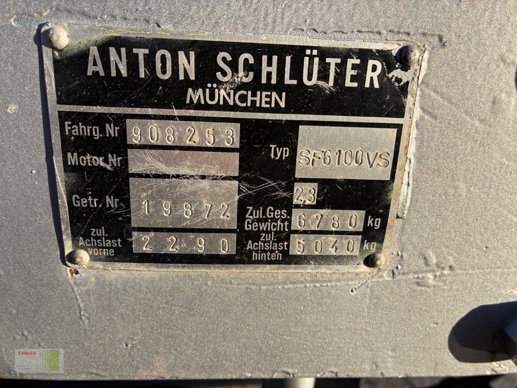 Traktor of the type Schlüter Compact 950 V6, Gebrauchtmaschine in Bordesholm (Picture 4)