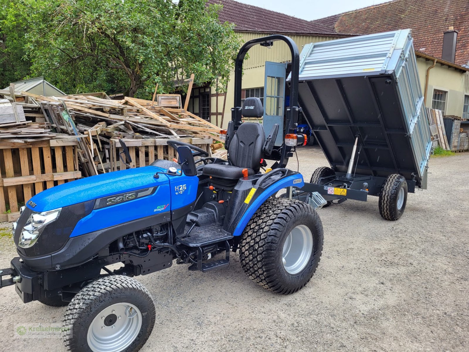 Traktor Türe ait Solis 26 HST + Bernardi E25 Kipper Kombipaket neu, Neumaschine içinde Feuchtwangen (resim 3)