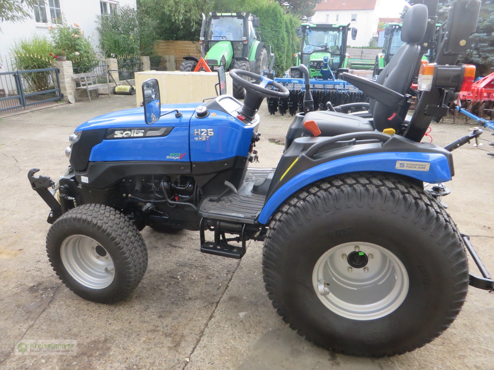 Traktor tipa Solis 26 HST  Hydrostat Getriebe + Fronthydraulik / Frontzapfwelle + Rasenbereifung Kleintraktor, Neumaschine u Feuchtwangen (Slika 3)