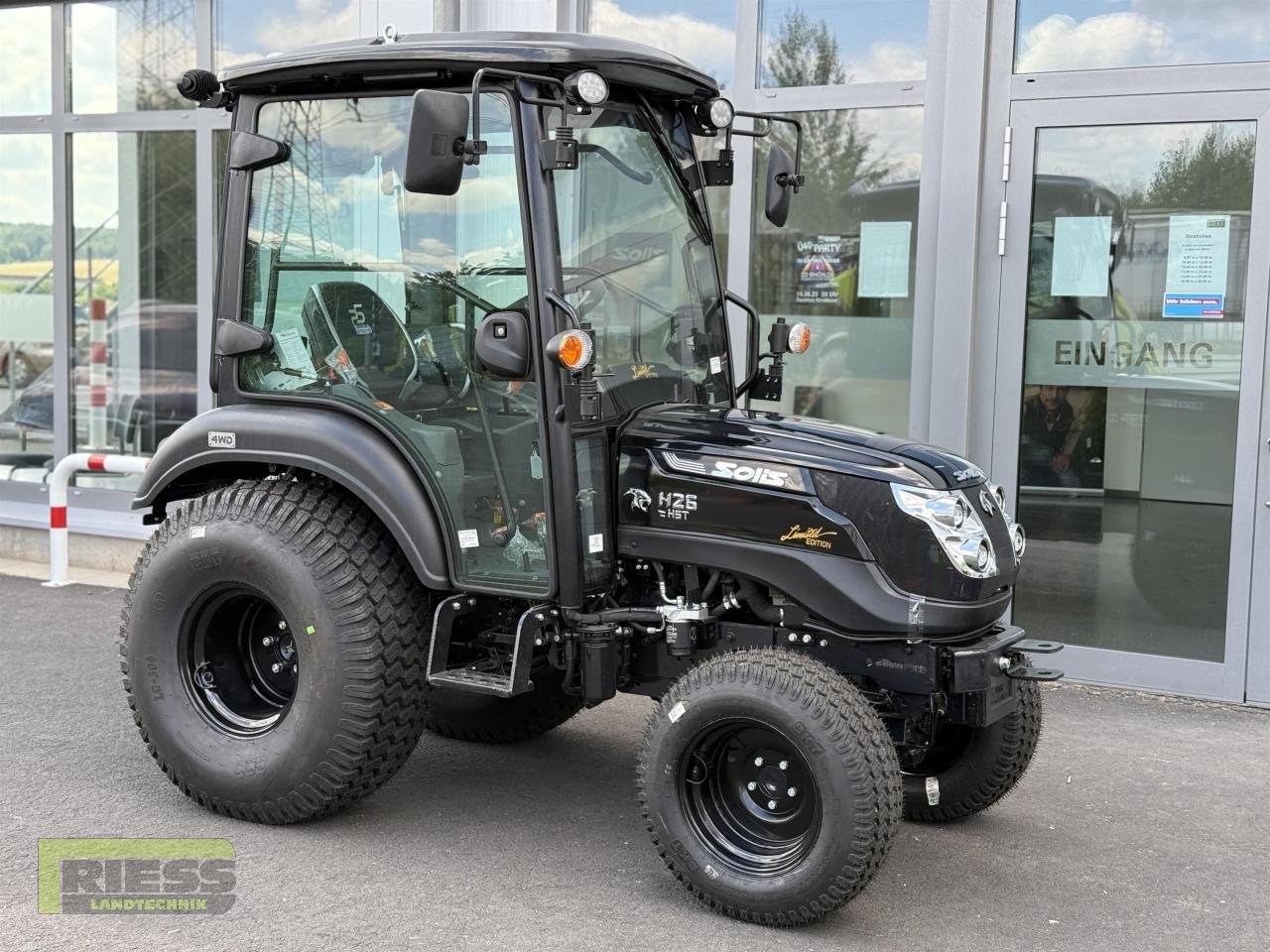 Traktor Türe ait Solis 26 HST Kabine Panther (Black), Neumaschine içinde Homberg/Ohm - Maulbach (resim 10)