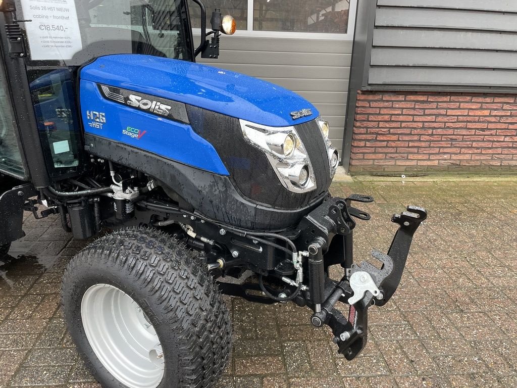 Traktor Türe ait Solis 26 HST minitractor NIEUW met cabine / fronthef LEASE &euro;2, Neumaschine içinde Neer (resim 5)
