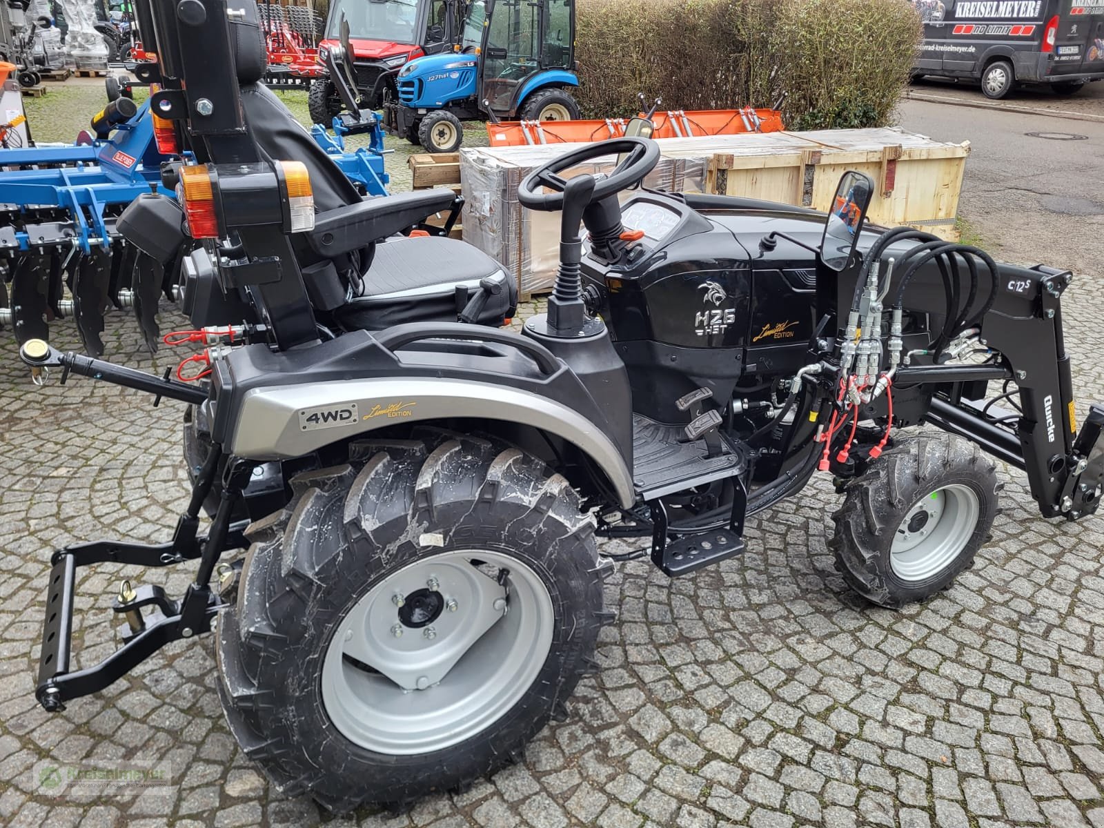 Traktor del tipo Solis 26 HST Panther + Alö C12s Frontlader Euronorm Limited Edition NEU HD-Vorderachse, Neumaschine In Feuchtwangen (Immagine 5)