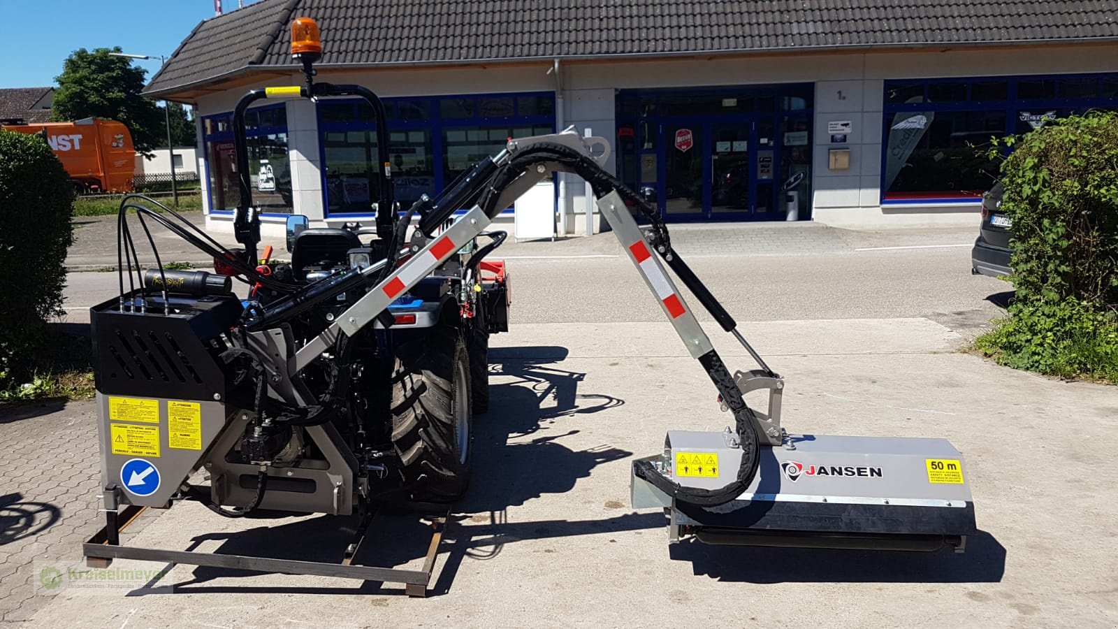 Traktor van het type Solis 26 + Jansen HMS-100(180) Mulcher / Heckenschere + Frontlader + Greifschaufel Kommunaltraktor, Neumaschine in Feuchtwangen (Foto 5)