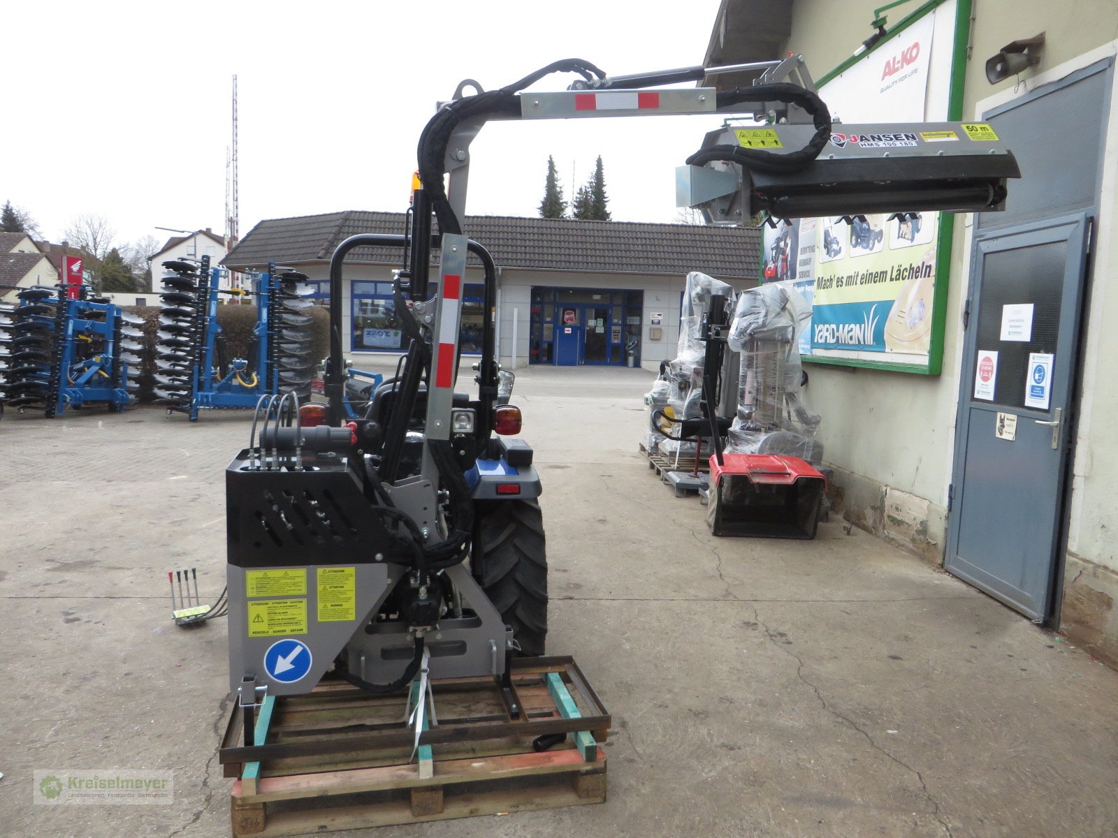 Traktor des Typs Solis 26 + Jansen HMS-100(180) Mulcher & Heckenschere + Straßenzulassung Kommunaltraktor, Neumaschine in Feuchtwangen (Bild 13)