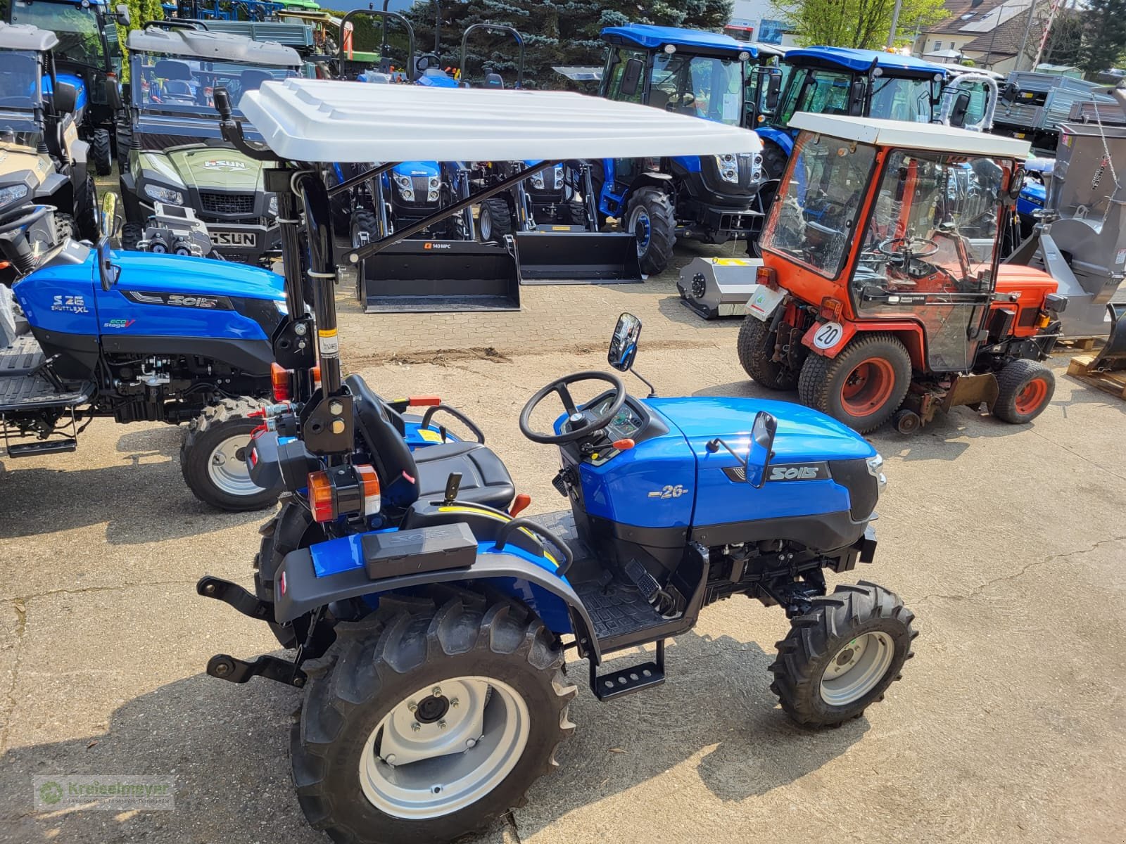 Traktor tipa Solis 26 + Sonnendach + Radial AS-Reifen + Straßenzulassung NEU Allrad, Neumaschine u Feuchtwangen (Slika 5)