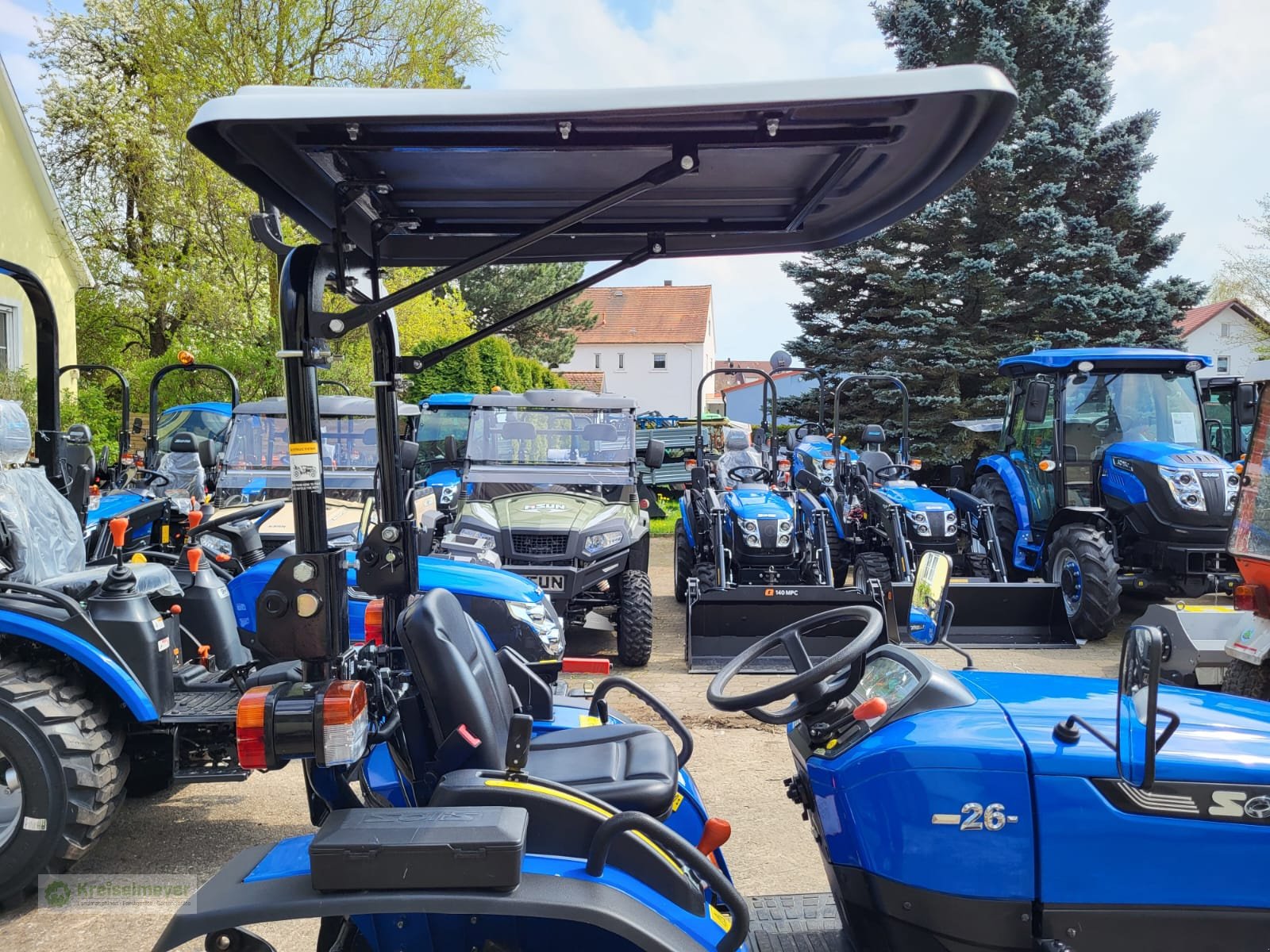 Traktor tipa Solis 26 + Sonnendach + Radial AS-Reifen + Straßenzulassung NEU Allrad, Neumaschine u Feuchtwangen (Slika 7)