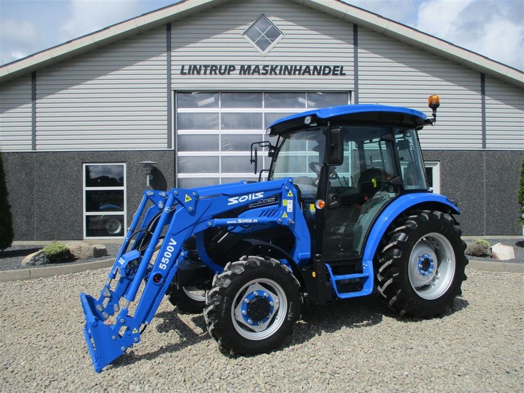 Traktor tipa Solis 50 Fabriksny traktor med 2 års garanti, lukket kabine med klima anlæg, og fuldhydraulisk frontlæsser på, Gebrauchtmaschine u Lintrup (Slika 1)