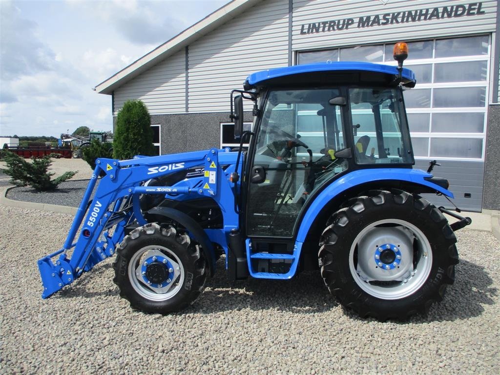 Traktor des Typs Solis 50 Fabriksny traktor med 2 års garanti, lukket kabine med klima anlæg, og fuldhydraulisk frontlæsser på, Gebrauchtmaschine in Lintrup (Bild 5)