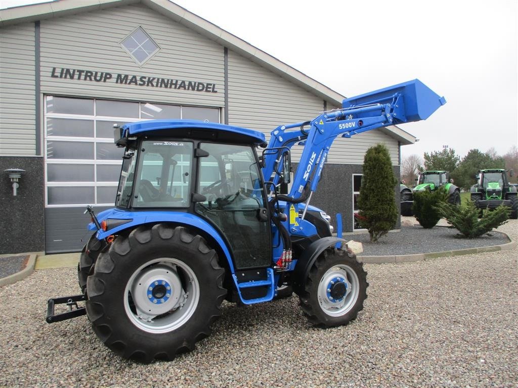 Traktor des Typs Solis 60 Fabriksny traktor med 2 års garanti, lukket kabine med klima anlæg, og fuldhydraulisk frontlæsser, Gebrauchtmaschine in Lintrup (Bild 9)